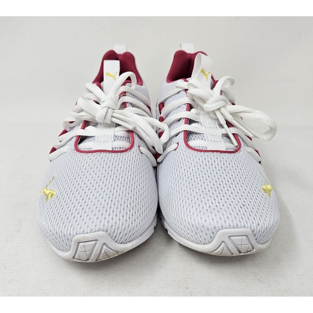 PUMA Axelion Mesh Lace Up Girl's Size 4.5C Sneakers Shoes Pink 194285-05, EUC! - Picture 3 of 12